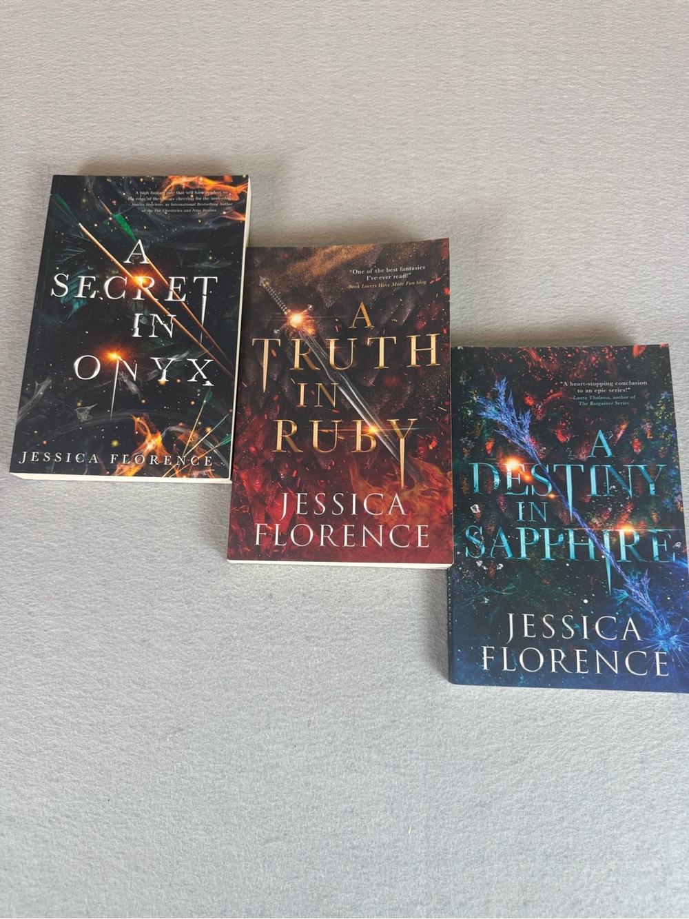 Onyx Series by Jessica Florence
